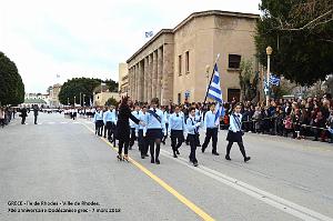 222- Rhodes- Defile Dodecanese grec
